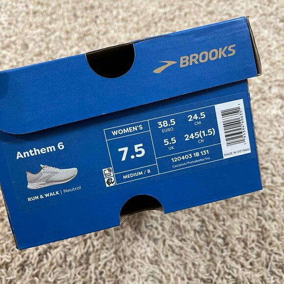 Brooks Women's Anthem 6 Athletic Running Sneakers Shoes, Size 7.5 (New) - Picture 10 of 10